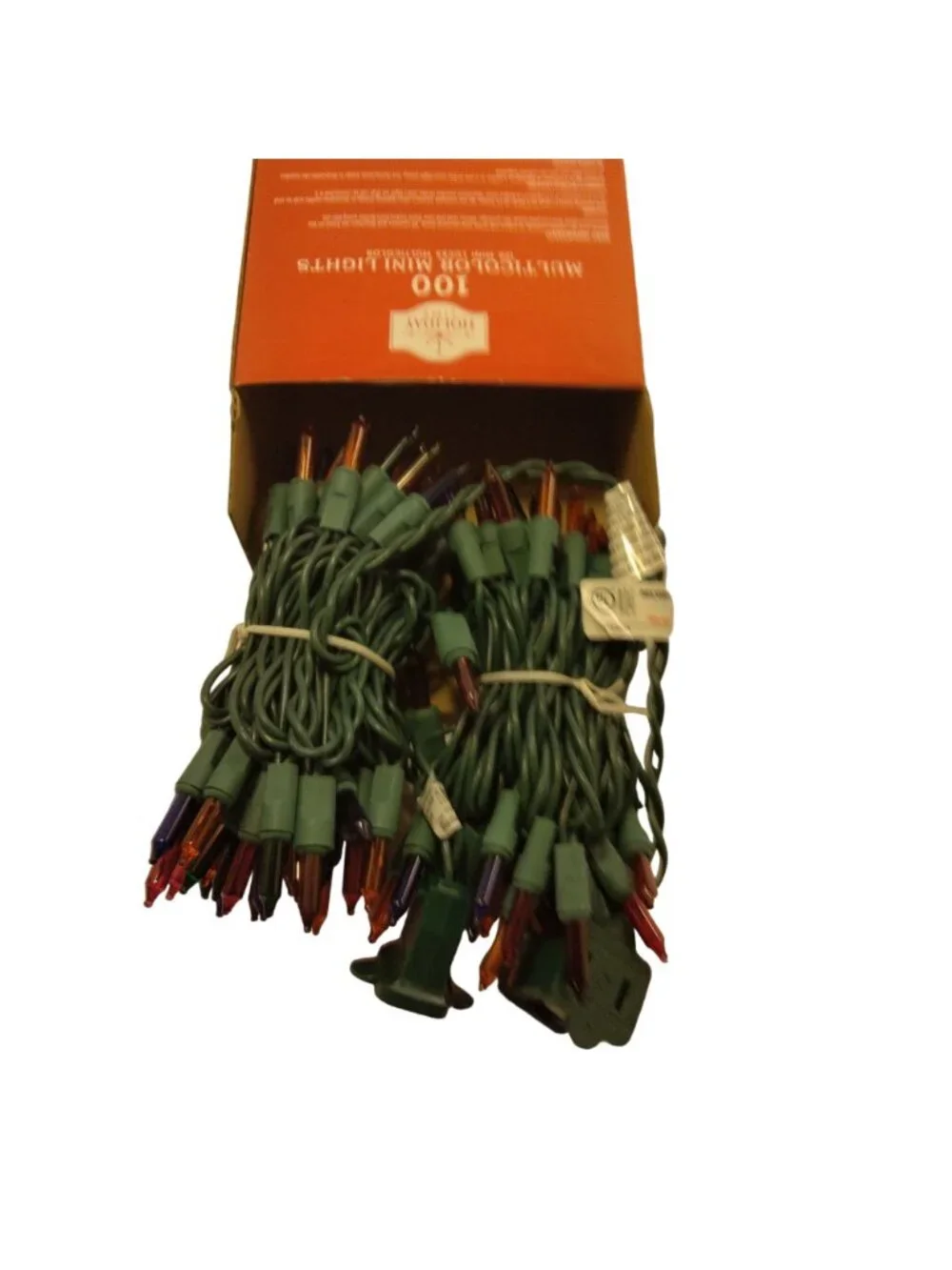 Holiday Time Multicolor 100 Lights Green Wire Wedding Patio Deck Party Christmas